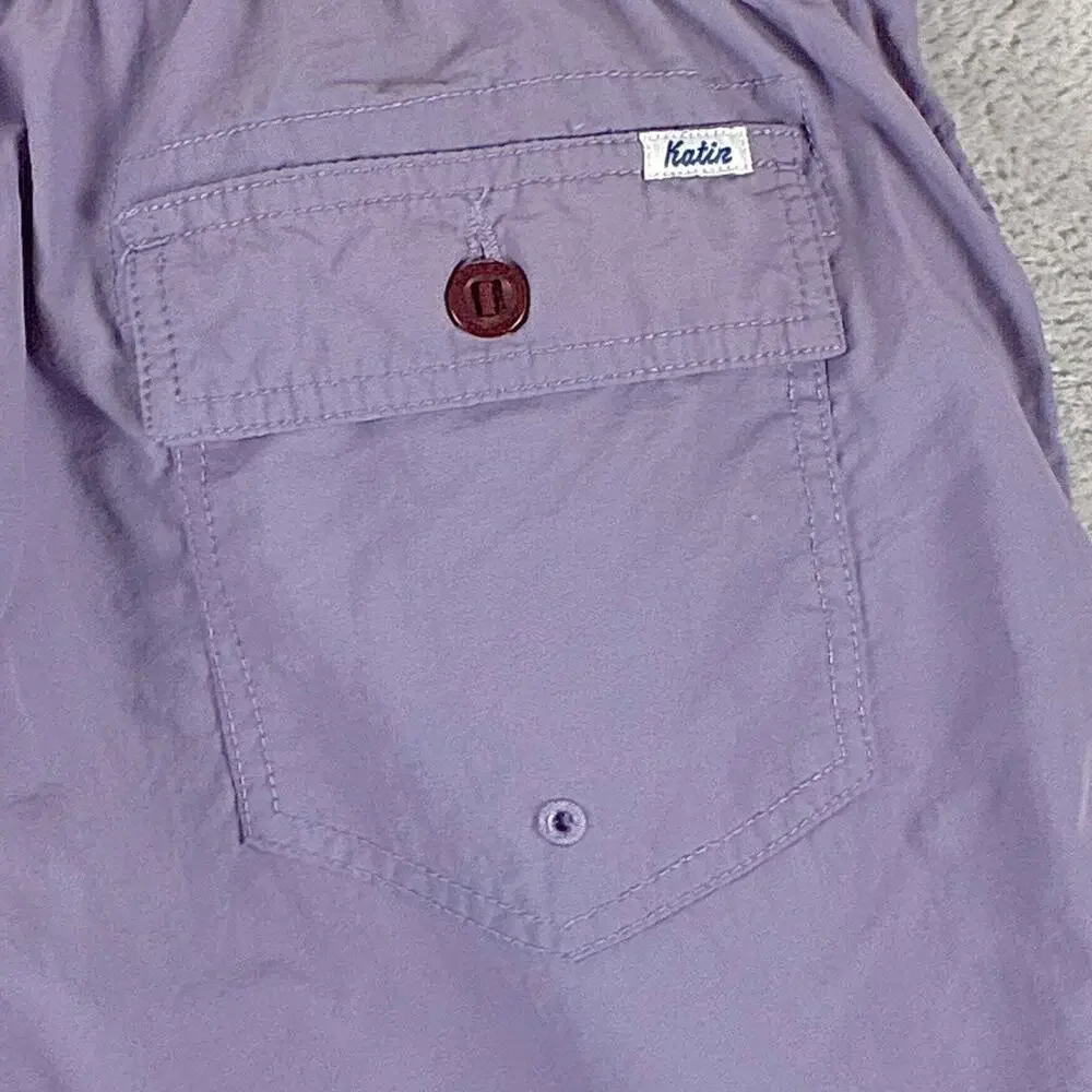 Katin Swim Trunks Mens L Purple Nylon Preppy Beach Summer Surf Classic Huckberry
